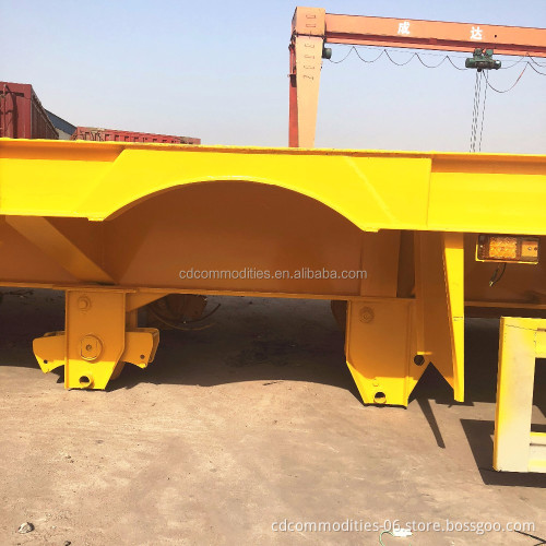 Low Price Factory Heavy Duty  2/3 Axle  Lowbed Truck Trailer for Africa